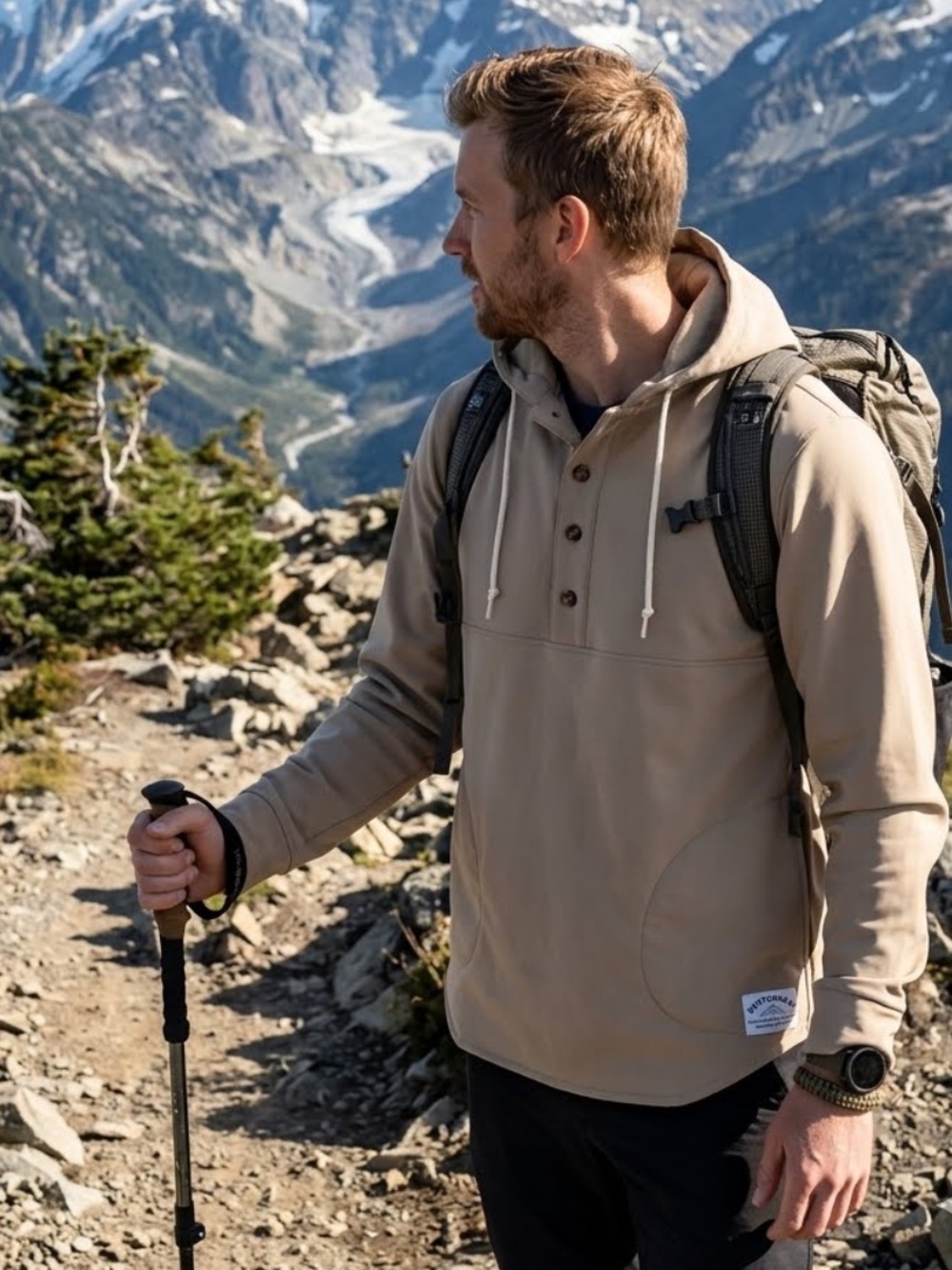 MTN Head Muttonhead Canada Mountain Camping Hoodie Pullover Jacket Outdoor M